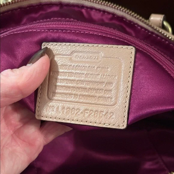 Coach Madison gathered leather shoulder bag and crossbody L1382-F28542 - Picture 15 of 16